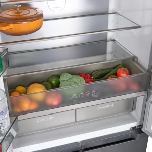 Produs Resigilat Side by side Multidoor Heinner HSBS-HM505MDSINFDXE++, Slot-in - permite incorporarea in mobila, Total No Frost, capacitate totala: 505L, capacitate frigider: 349L, capacitate congelator: 156L, clasa energetica: E, compresor Inverter, disp - Img 2