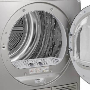 Produs Resigilat Uscator de rufe cu pompa de caldura Heinner HHPD-V804SA++, Capacitate incarcare 8kg, Clasa energetica A++, 15 programe de uscare, Design elegant cu panel negru si usa cromata, Display LED, Program rapid camasi 20 min, Program expres 34 mi - Img 3