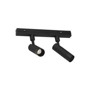 Proiector dublu LED sina magnetica, 2x5W, 3000K, 48V, dimabil, negru