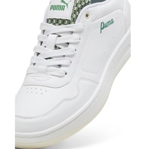 Puma, Pantofi sport de piele ecologica Court Classy Blossom, Alb, 37, Resigilat, Grad A - Img 4