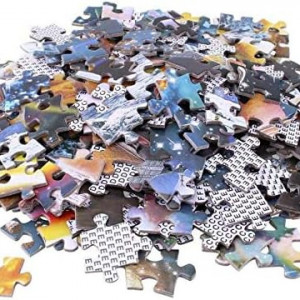 Puzzle ,, Campuri de grau" DeerBird, hartie, multicolor, 1000 piese, 50 x 70 cm - Img 4