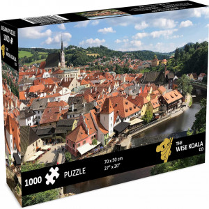 Puzzle cu 1000 piese THE WISE KOALA CO, hartie, multicolor, peisaj, 50 x 70 cm