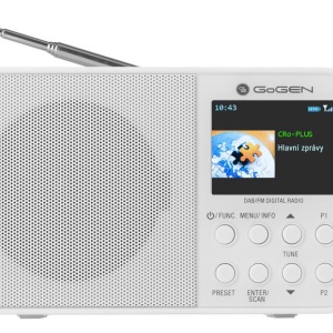 Radio portabil GoGEN DAB 500 BTCW cu tuner DAB+ si FM, 1W, Bluetooth, LCD color, baterie 2000 mAh - Img 3