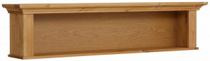 Raft de perete Teresa, lemn masiv, maro, 120 x 23 x 26 cm - Img 4