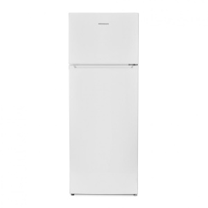 RESIGILAT – FRIGIDER CU DOUA USI HEINNER HF-V213F+, Clasa F, 212L, Control mecanic, Termostat reglabil, Alb