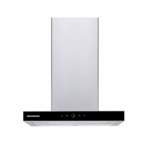 RESIGILAT – HOTA DECORATIVA HEINNER HDCH-F4560TIX, 60cm, Putere de absorbtie 488,04m3/h, Control touch, 3 trepte de viteza, Sticla neagra