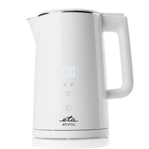 RESIGILAT - Fierbator electric ETA Emma 5595 90010, 2200 W, 1.5 L, pereti dubli, 40 - 100 ° C, afisaj LED, alb