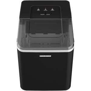 RESIGILAT - Masina de facut cuburi de gheata Heinner Juneau HIM-120BK, Capacitate 12kg/24h, Capacitate rezervor apa 1.5 l, 120 W, Negru