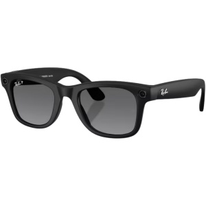 RESIGILAT Ochelari Smart Ray-Ban Meta Wayfarer Gen2, Marime M, 50-22, 32 GB stocare, Camera Foto 12mp, 5 microfoane, difuzoare, Wifi 6, Meta AI, High Bridge Fit, Grafit, Negru-Mat