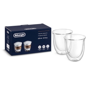 RESIGILAT Pahare Delonghi Cappuccino DLSC311, 2 buc x 270ml