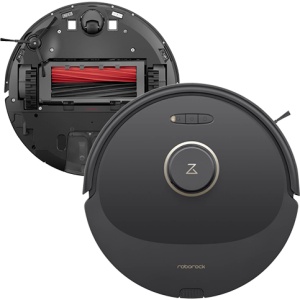 RESIGILAT Robot de aspirare Roborock Q8 Max, Q8M52-00, aspirator si mop, 59W, 5200 mAh, 5500 Pa, autonomie 240 min, mapare 3D, recipient praf 470 ml, Negru