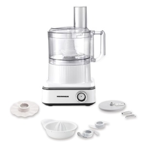 Robot de bucatarie Heinner HFP-K1000WP, 6 viteze, 1000 W, 2.3 l, Functie Pulse, Alb - Img 1