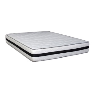 Saltea Roza Super Lux Ortopedica Salt Confort, 90x200x26 cm, plasa de arcuri tip hercule, banda de aerisire, fermitate tare - Img 1