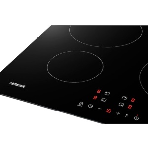 Samsung NZ64M3NM1BB/UR plita incorporabila inductie, 4 zone gatit, 7200W, touch screen, oprire automata, protectie copii, afisaj LED, 59x52x5.7cm, 10.6kg, sticla ceramica neagra - Verificat A · Re-Bloom - Img 5