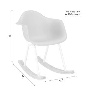 Scaun copii Bobby plastic albastru, 41.5x60x54 cm - Img 3