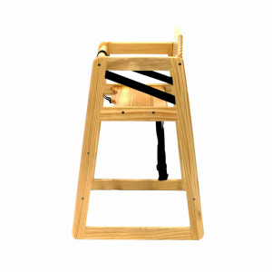 Scaun înalt pentru copii Oypla din lemn natural - Img 3