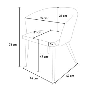 Cumpara Scaun tapitat Patogu, pentru Living si Bucatarie, Design modern, Catifea moale, Picioare din metal vopsit auriu, Cadru durabil, 55x47x78 cm, Bleumarin de la Chilipirul-zilei în rate, cu cardul sau plata la livrare!