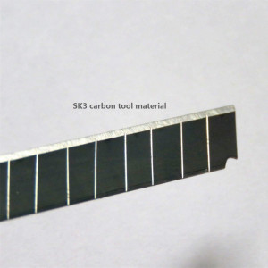 Set de 10 lame de schimb pentru cutter BS, otel carbon, argintiu, 9 mm