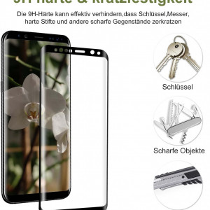 Set 2 folii de protectie ecran Samsung Galaxy S9 REROXE, sticla poliuretanica, transparent - Img 5