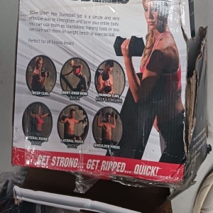 Set 2 gantere Iron Gym, 2x4 Kg, premium, Vinil, Negru, Resigilat, Grad A - Img 3