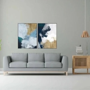 Set 2 tablouri decorative MDF, 2x60x80 cm, MDF 100%, imprimare digitala, multicolor - Verificat A · Re-Bloom - Img 3