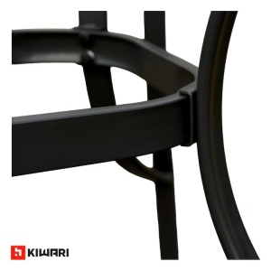 Set 20 mese dreptunghiulare Kiwari Lido 150x90x71 cm, 6 persoane, gradina/terasa, gri - Img 4