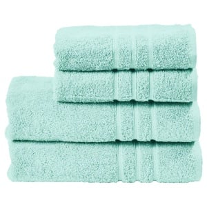 Set 4 prosoape de baie Daily Uni, bumbac, verde menta