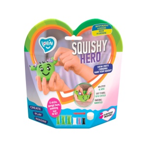 Set Air Clay cu argila usoara pentru modelaj Lovin - 6 culori - Squishy Hero - Cactusita - Img 1