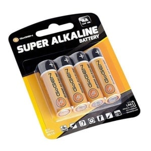 Set baterii alcaline GoGEN SUPER AA, LR06, blister 4 buc - Img 1