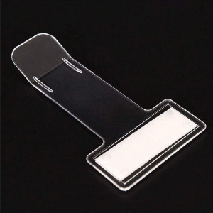 Set de 10 clipsuri pentru tichet de parcare auto Tochek, plastic, transparent, 7,4 x 3,88 cm - Img 4