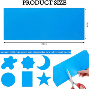 Set de 10 patch-uri pentru repararea piscinei Sunshine Smile, PVC, albastru, 10 x 25 cm - Img 7
