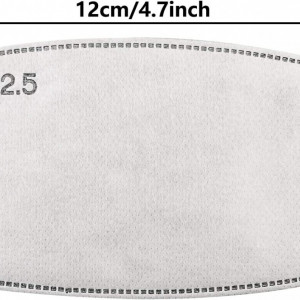 Set de 100 filtre de carbune activ PM2.5 pentru masca de protectie Begleri, alb/gri, 12 x 7 cm - Img 5