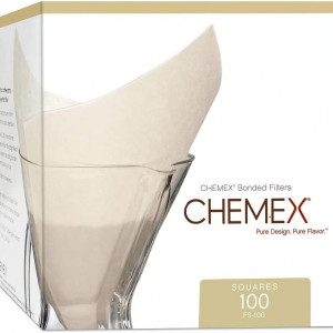 Set de 100 filtre pentru cafea Chemex, alb, absorbant - Img 4