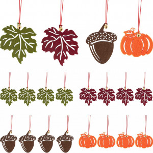 Set de 16 decoratiuni pentru Halloween Taekooki, pasla, multicolor - Img 1