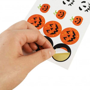 Set de 180 stickere pentru Halloween NT-ling, hartie, multicolor - Img 6