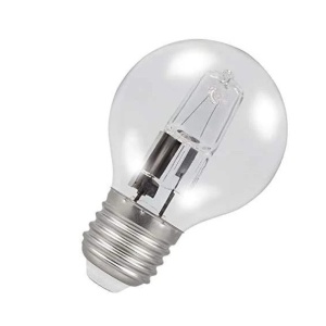Set de 2 becuri cu halogen E27 Status, 18W, 7,5 x 4,5 cm