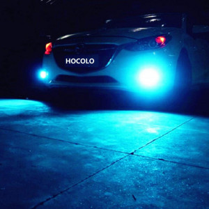 Set de 2 becuri LED HOCOLO, albastru/alb, 50 W, H7_Fog - Img 3
