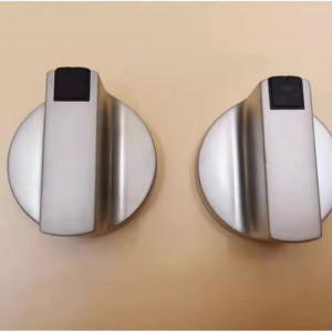 Set de 2 butoane universale pentru aragaz LAIYOHO, metal, argintiu, 4 cm - Img 6