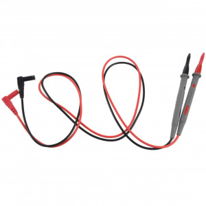 Set de 2 cabluri multimetru pentru sonda Zeafree, plastic/metal, rosu/gri/negru, 1000 V, 10 A