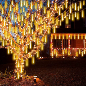 Set de 2 instalatii de Craciun Grandisk, 144 LED-uri, alb cald, 6,3 m - Img 8