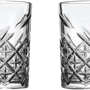 Set de 2 pahare pentru whisky SkySnow, sticla, transparent, 8,5 x 9 cm, 340 ml - Img 1