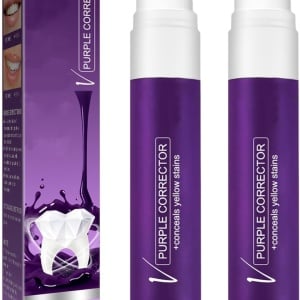 Set de 2 paste de dinti Lamvpiny, efect albire, violet, 2 x 50 ml