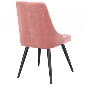Set de 2 scaune Clocher, roz/negre, 88 x 50,5 x 51 cm - Img 5