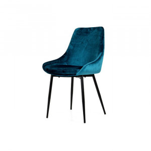 Set de 2 scaune Mankato, albastre, 85 x 48 x 55 cm - Img 2