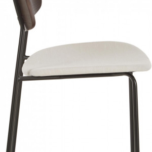 Set de 2 scaune Nadja, lemn/ metal/tesatura, 51 x 83 x 52 cm - Img 4