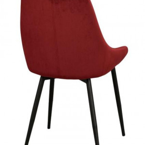 Set de 2 scaune Sierra, rosu, 85 x 55 x 49 cm - Img 3
