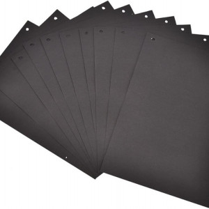 Set de 20 de coli pentru album foto  Mirito, carton, negru, 21 x 15 cm