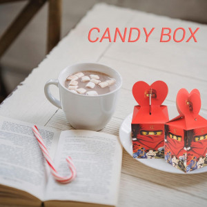 Set de 24 cutii pentru dulciuri pentru copii Gxhong, hartie, animat, multicolor, 10 x 8,5 x 8,5 cm 