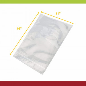 Set de 25 pungi pentru alimente Vesta Precision, plastic, transparent, 27,9 x 40,6 cm - Img 6