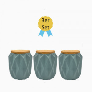 Set de 3 recipiente Florence ceramica - Img 2